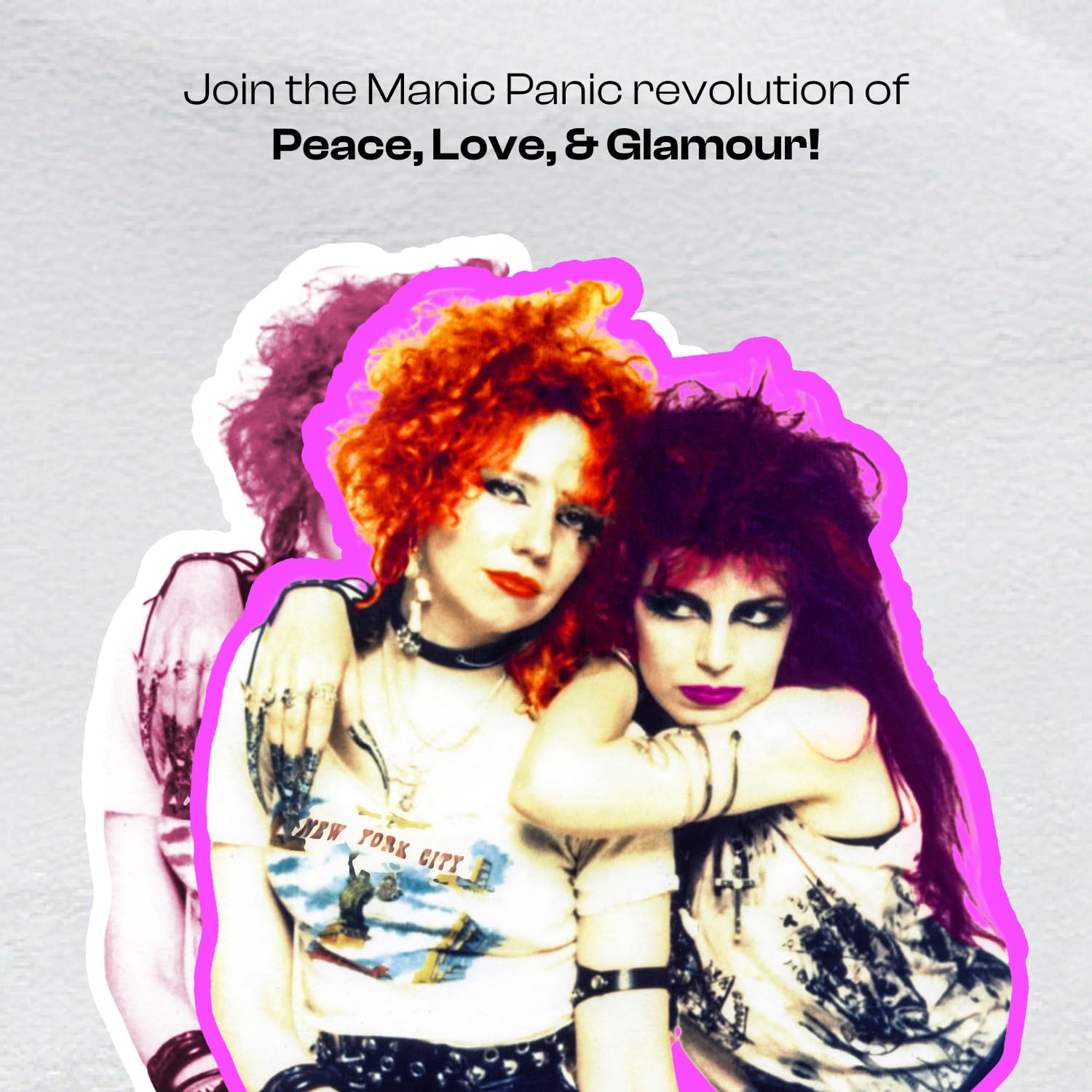 MANIC PANIC Rock Me Red shade depth demo showcasing bold cool deep red color.