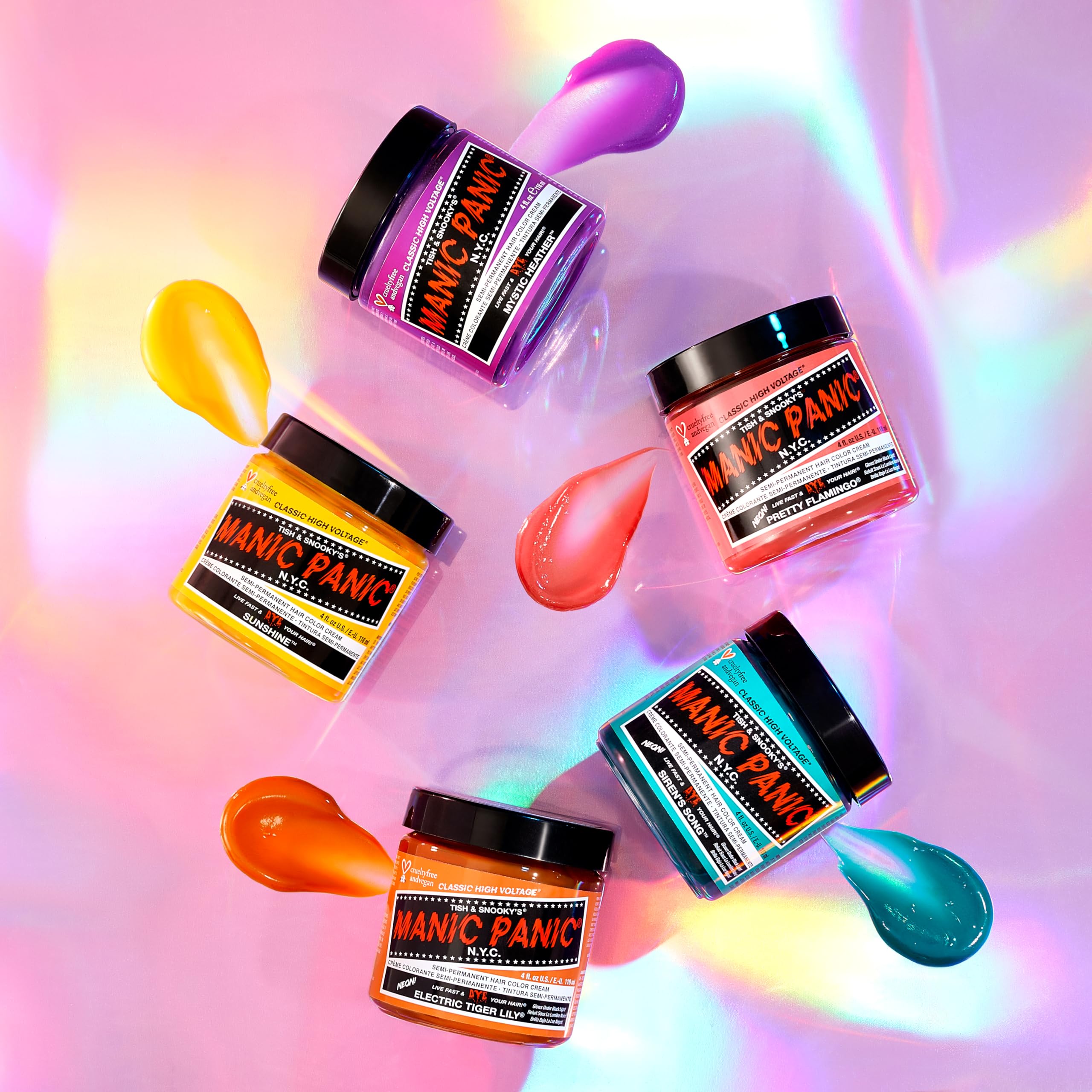 MANIC PANIC Siren's Song vegan and cruelty-free branding appeals to ethical buyers.