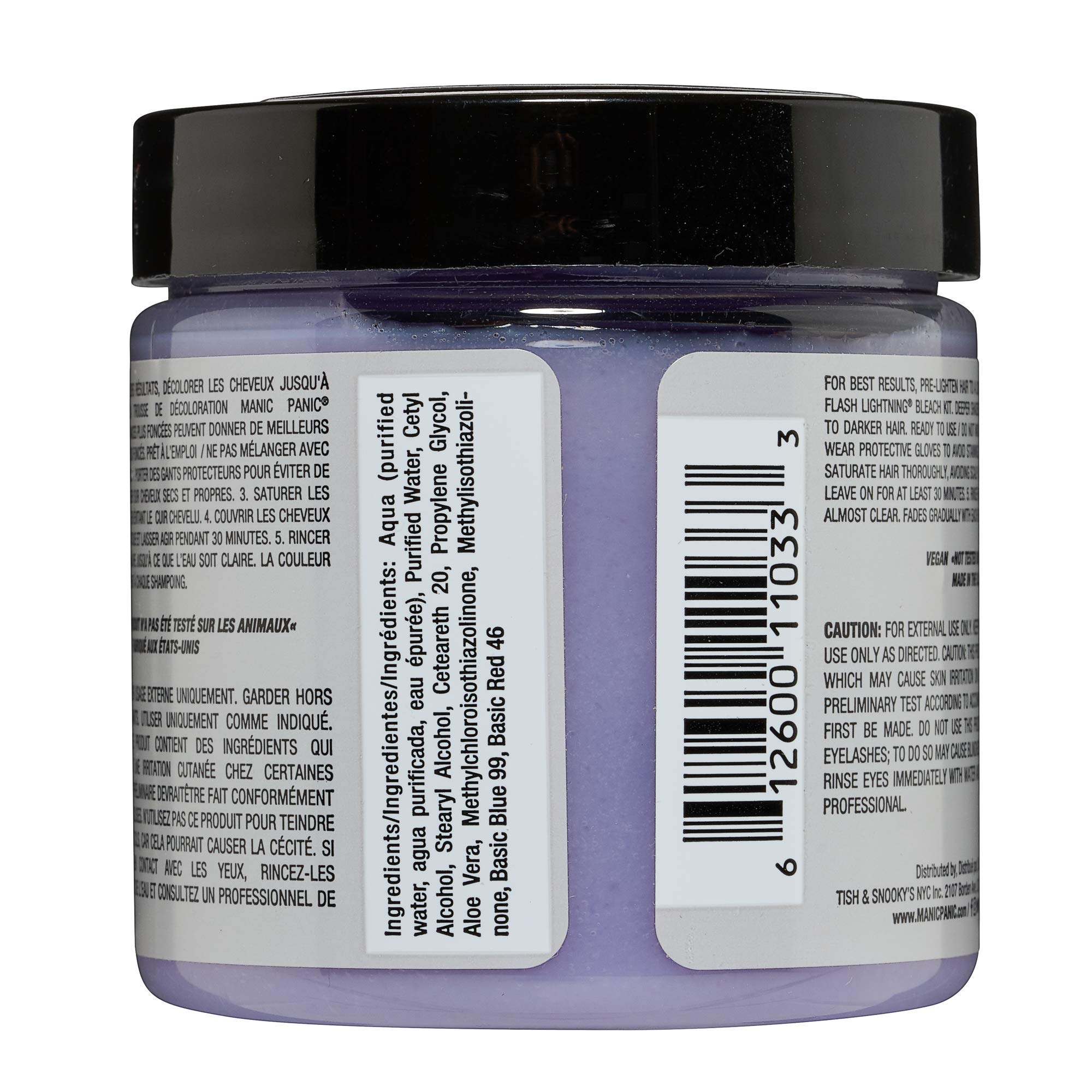 MANIC PANIC Virgin Snow Toner application gloves ready for at-home blonde toning.