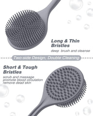 Manmihealth face brush silicone design for thorough cleansing.
