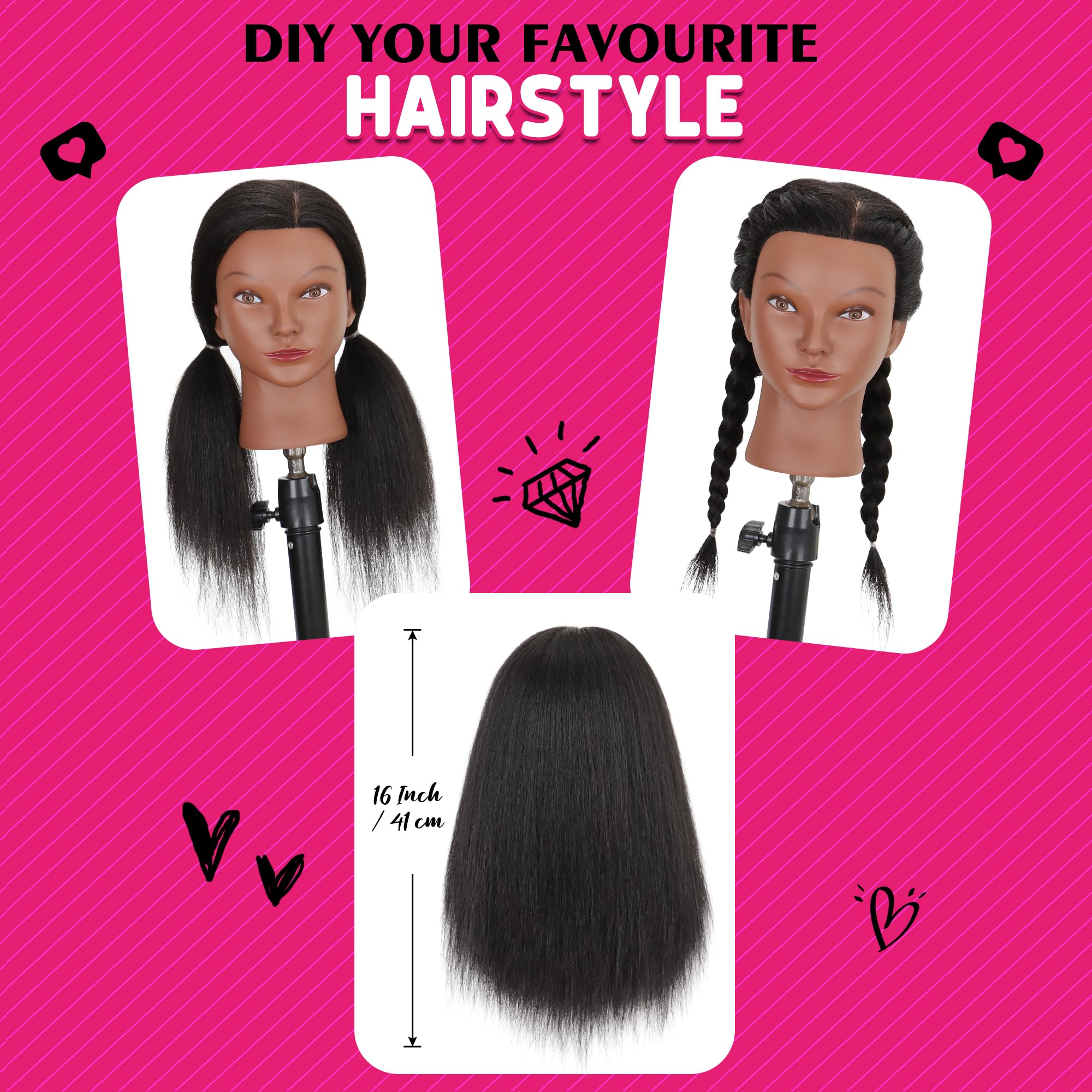 MannequeenHead mannequin head as educational gift idea for learners