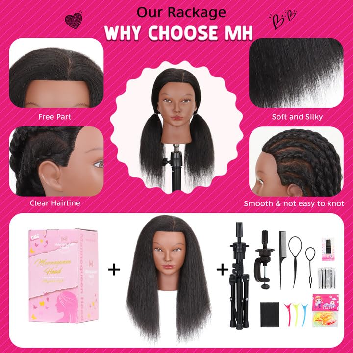 MannequeenHead mannequin head hair washing and conditioning practice