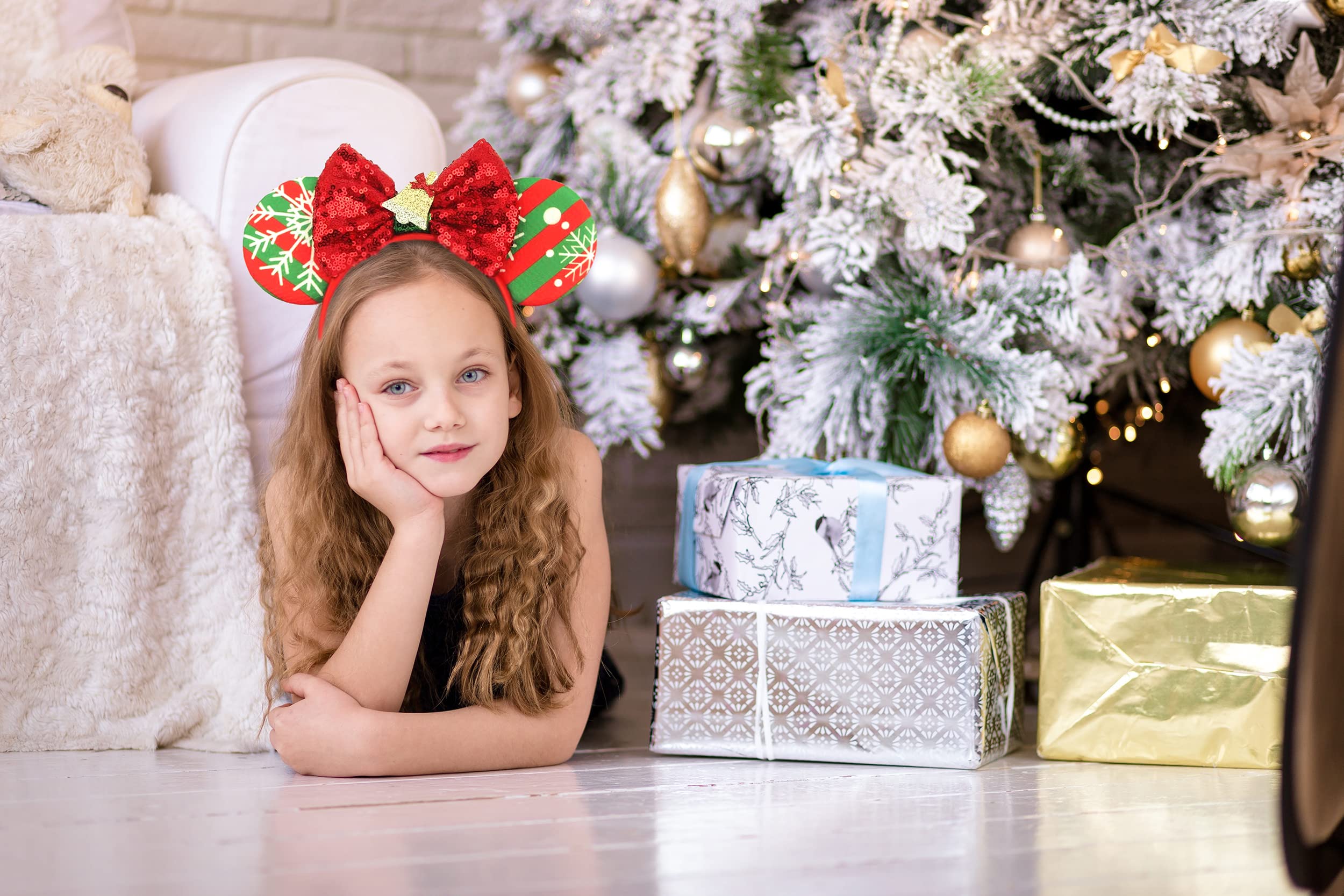 Mannxitzdy six-styles headbands laid out for versatile holiday occasions.