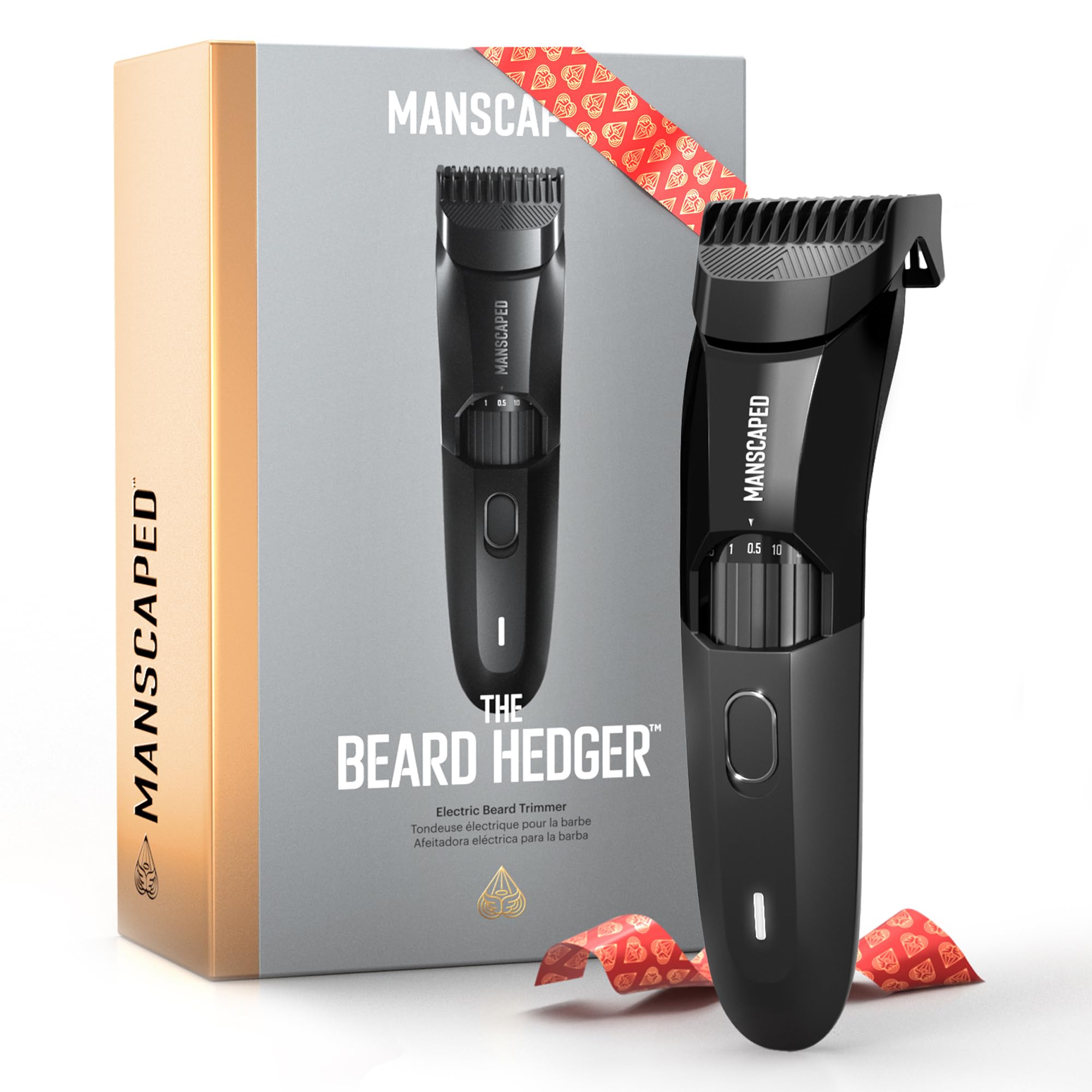 MANSCAPED Beard Hedger zoom wheel for precise length control and versatile beard styles.