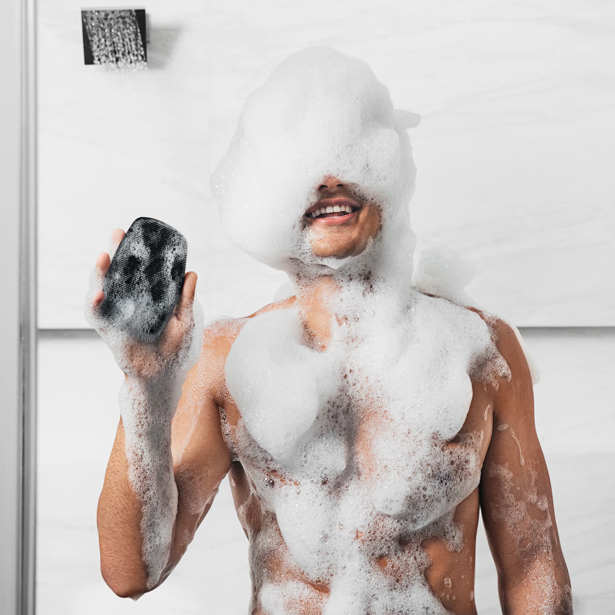 MANSCAPED The Body Buffer pairs with body wash for a thorough cleanse