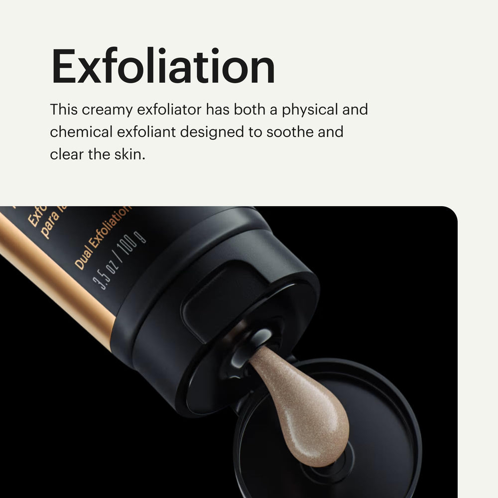 MANSCAPED Crop Exfoliator includes aloe hydration to protect skin after use.