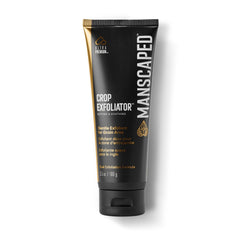 MANSCAPED Crop Exfoliator bottle ready for grooming prep and gentle groin exfoliation.