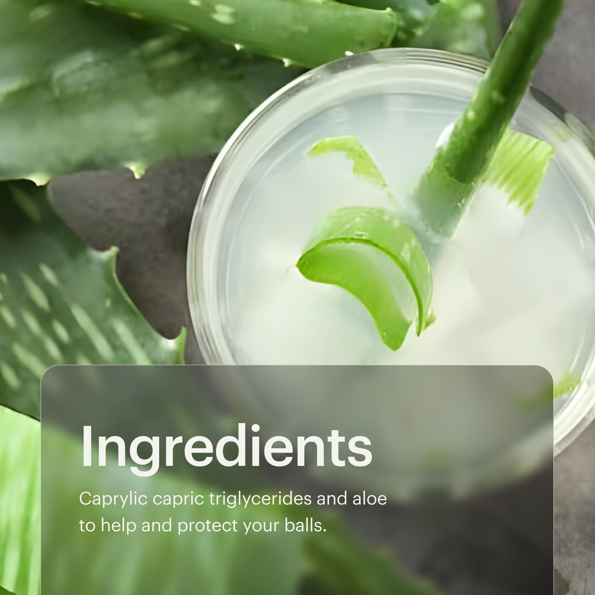 MANSCAPED Crop Preserver with aloe and caprylic triglycerides for soothing care