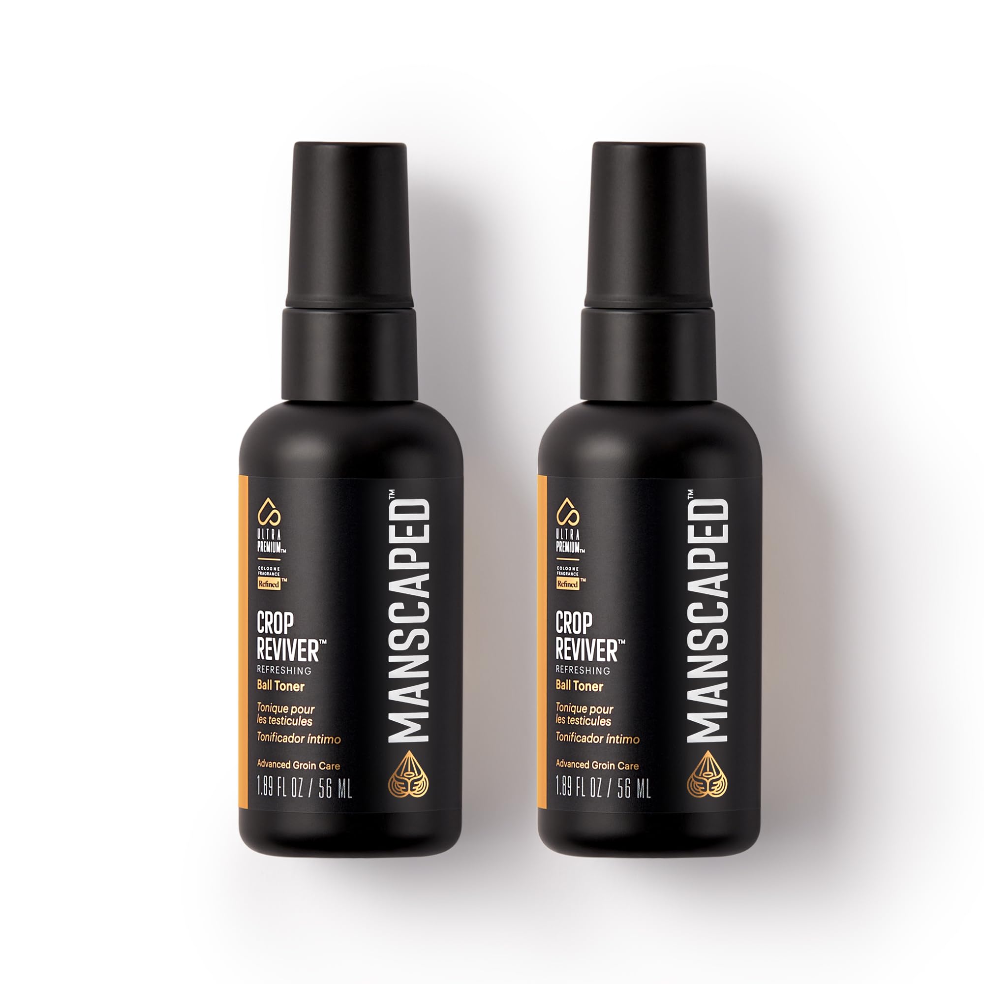 MANSCAPED Crop Reviver bottle front for groin refreshment