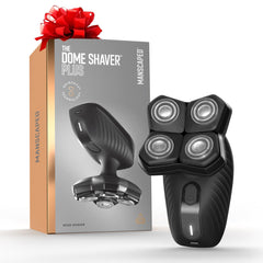 MANSCAPED The Dome Shaver Plus front view for a quick, smooth head shave
