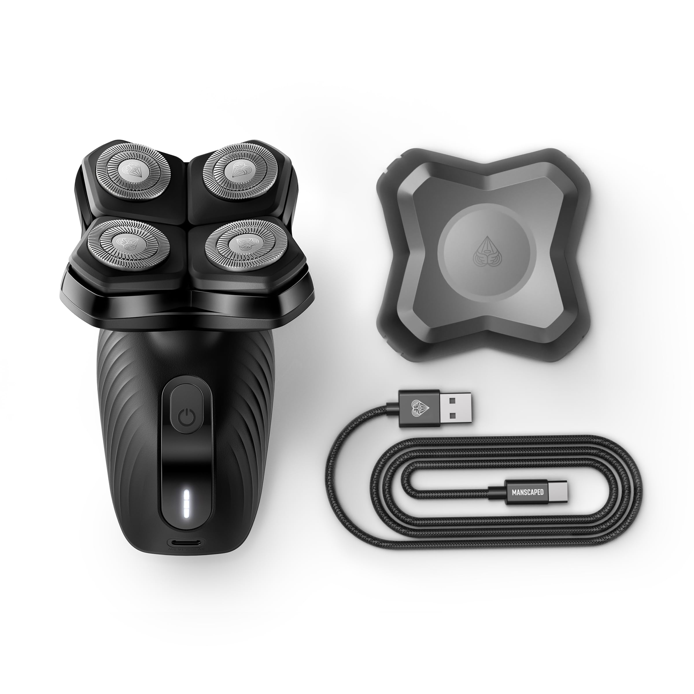 MANSCAPED The Dome Shaver Plus waterproof design suitable for shower use