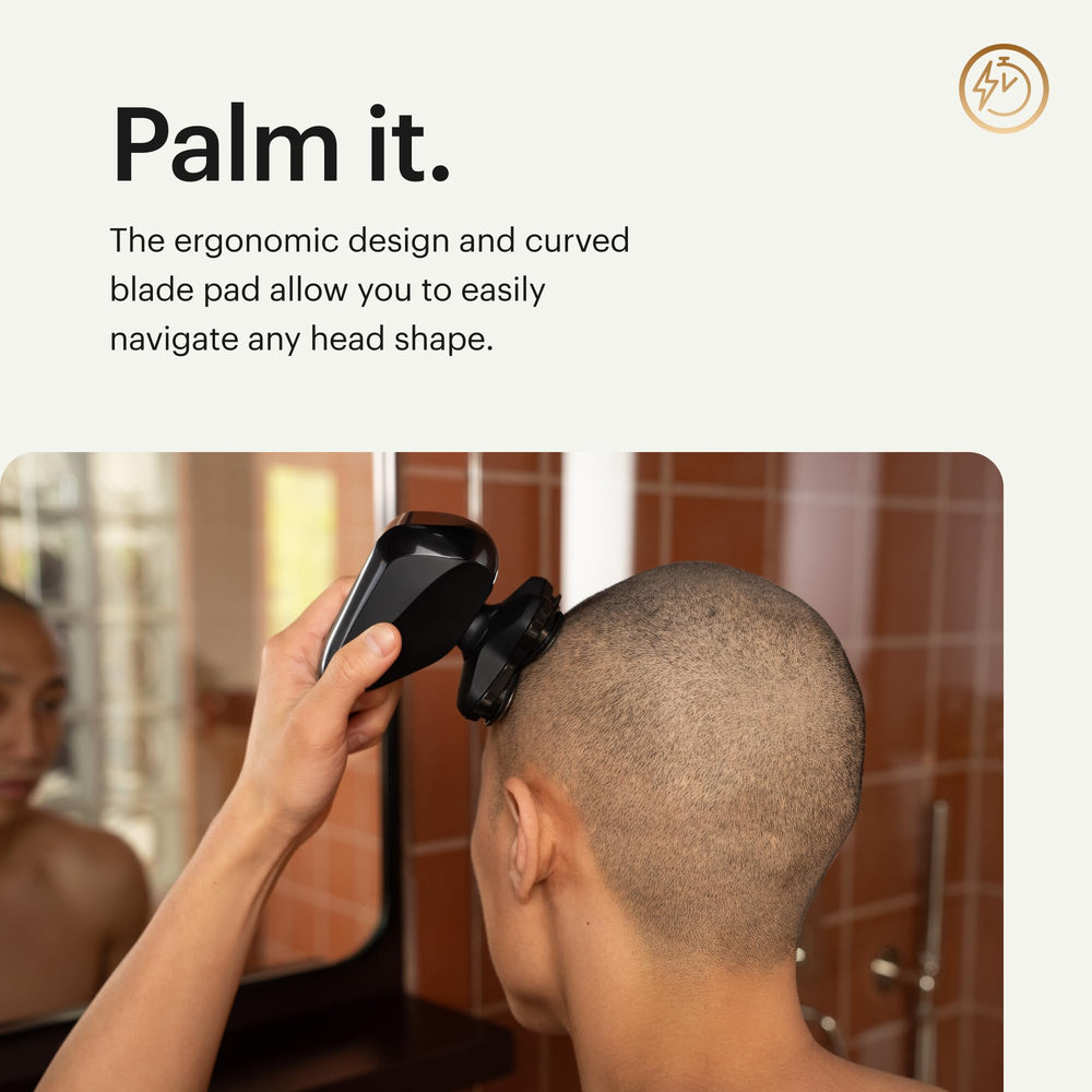 MANSCAPED The Dome Shaver Pro SkinSafe foil gliding over curves for comfort