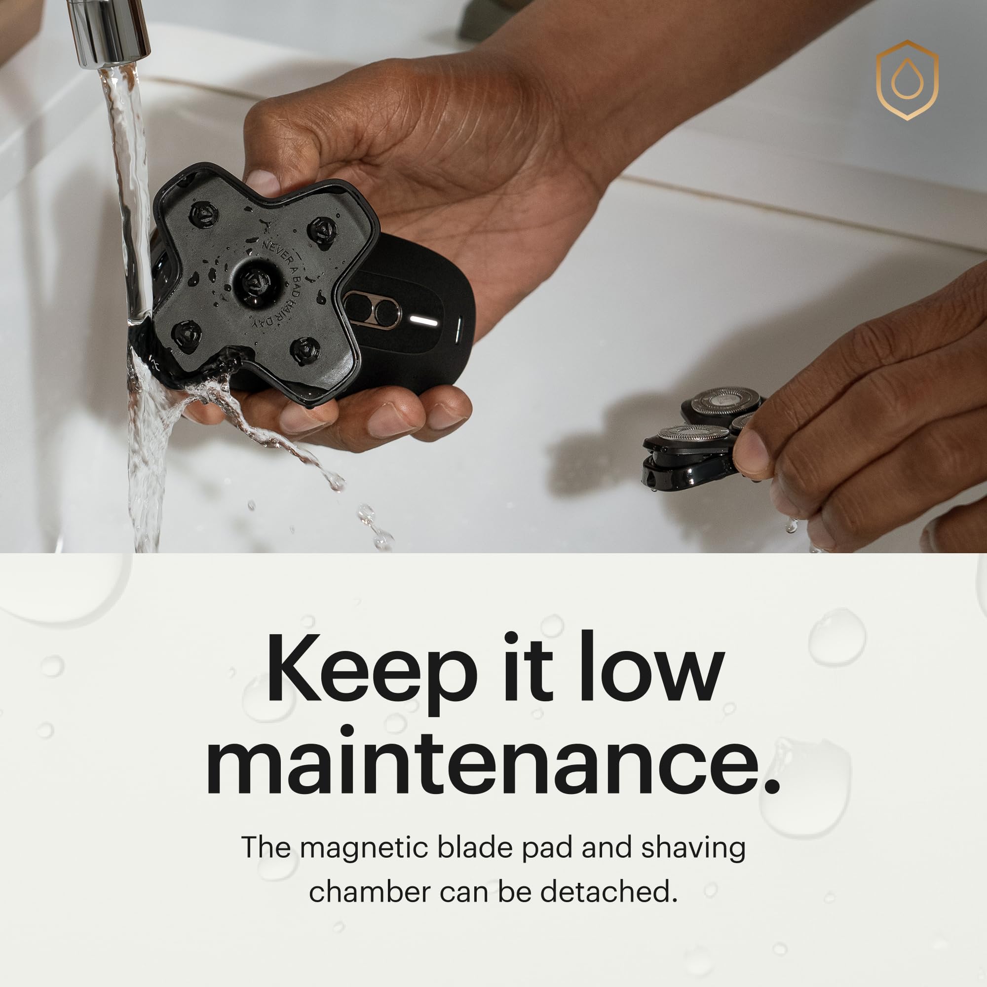 MANSCAPED The Dome Shaver Pro USB-C charging port for fast power