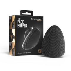 MANSCAPED The Face Buffer silicone bristles closeup for gentle exfoliation and deep cleansing.