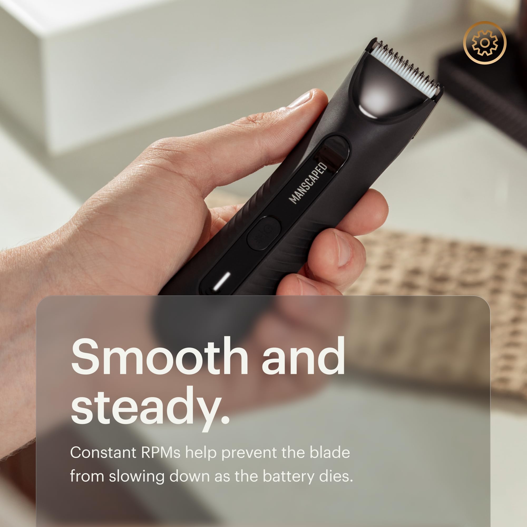 MANSCAPED Lawn Mower 3.0 Plus USB-C rechargeable battery