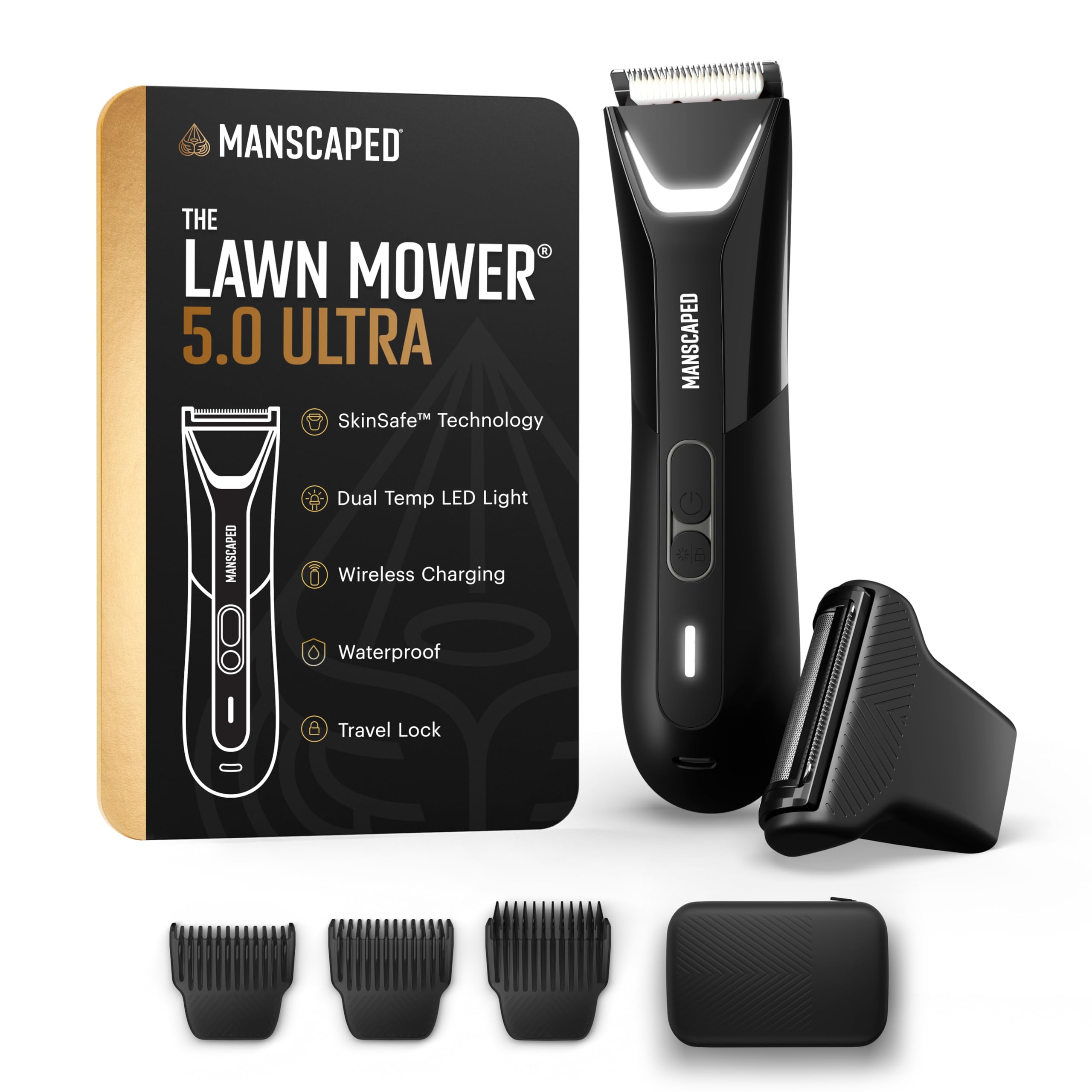 MANSCAPED Lawn Mower 5.0 Ultra trimmer head for precise skin-safe grooming