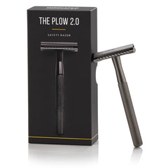 MANSCAPED The Plow 2.0 razor handle with premium grip for precise shaving.