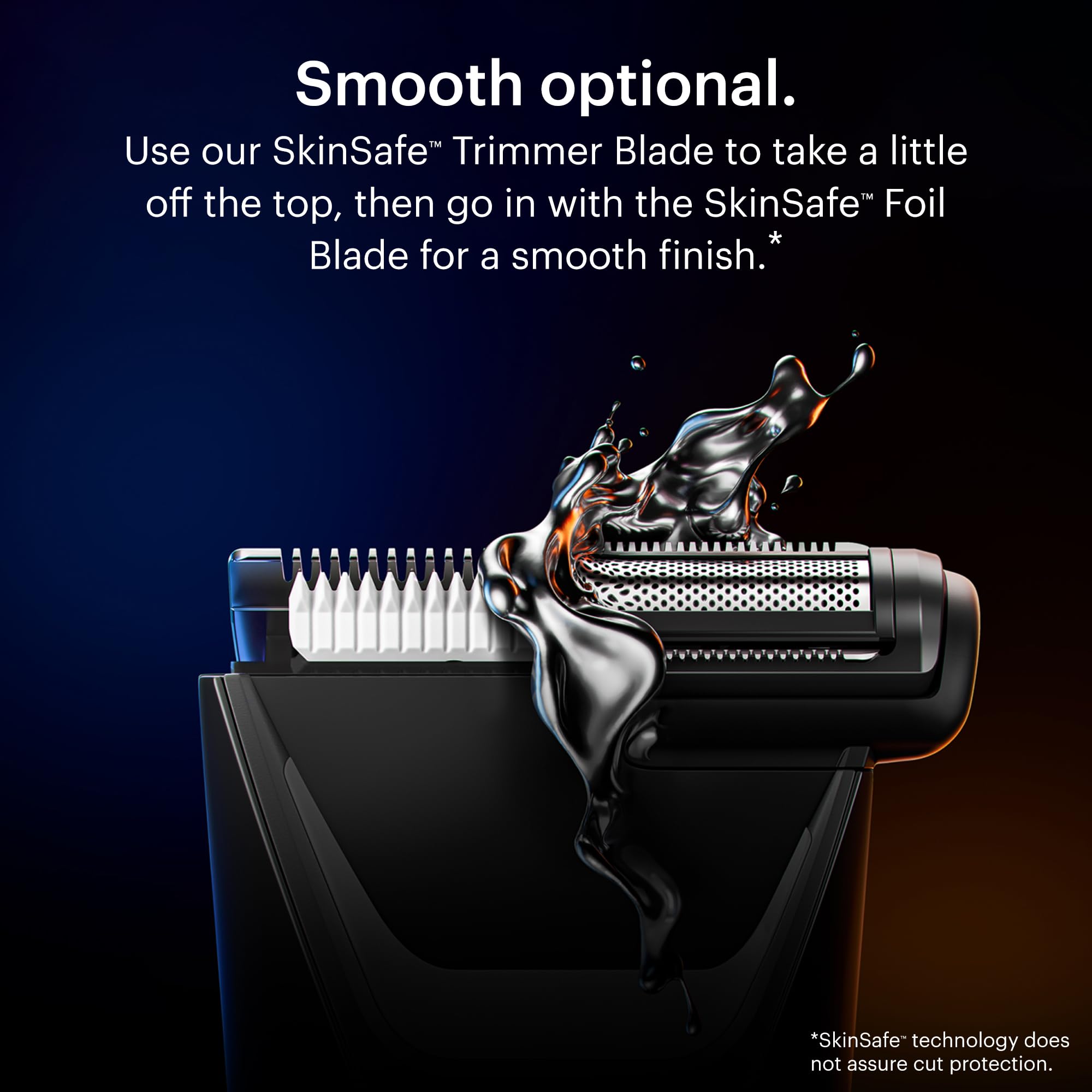 MANSCAPED Premier Package 5.0 Ultra adjustable combs 1.4mm and 2-12mm for personalized trims.