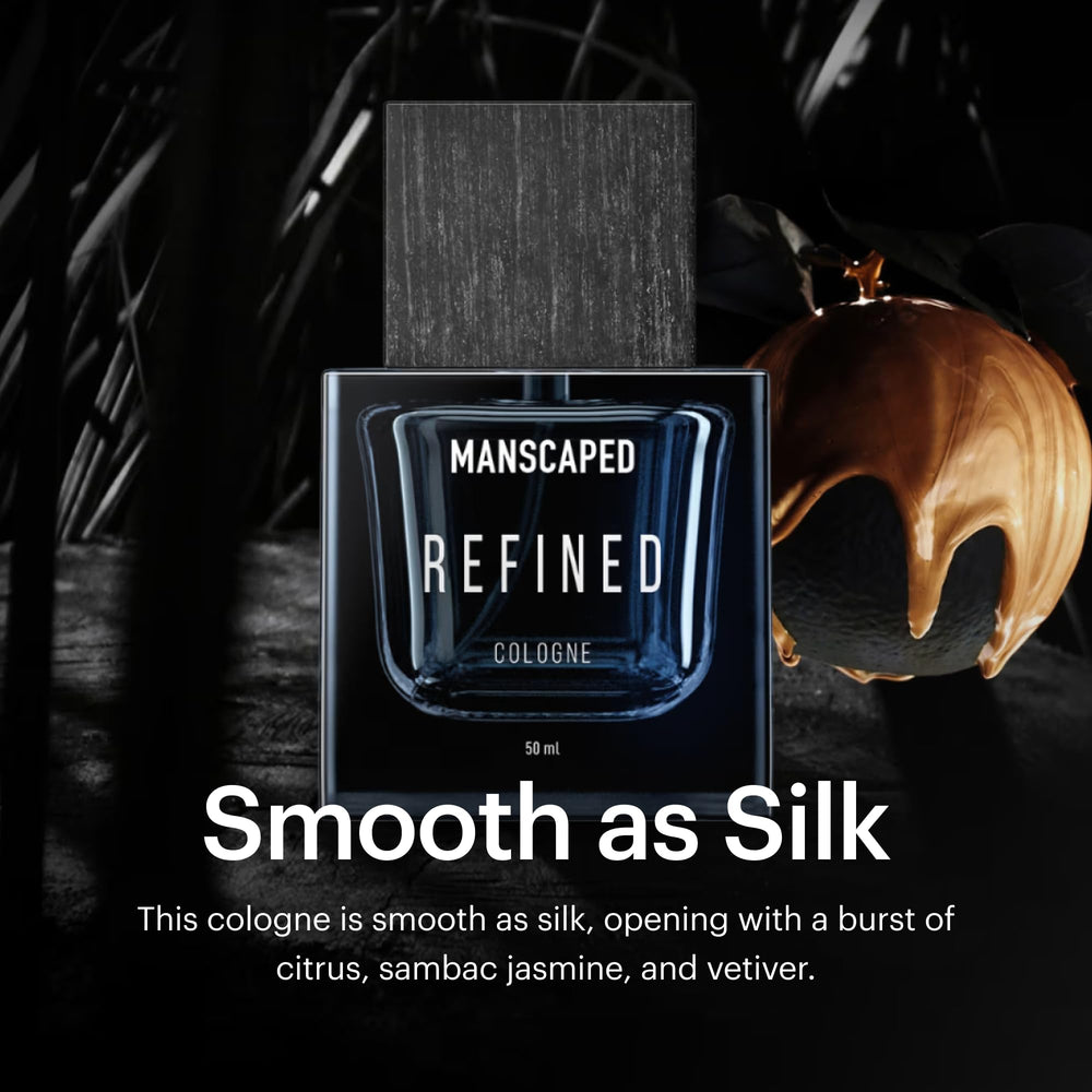 MANSCAPED Refined Light woods base provides subtle strength to the fragrance.