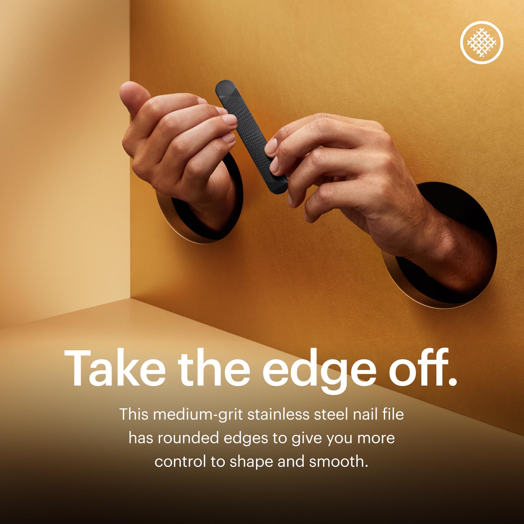 MANSCAPED Shears 3.0 slant-tip tweezers with grip touchpoints to prevent slips.