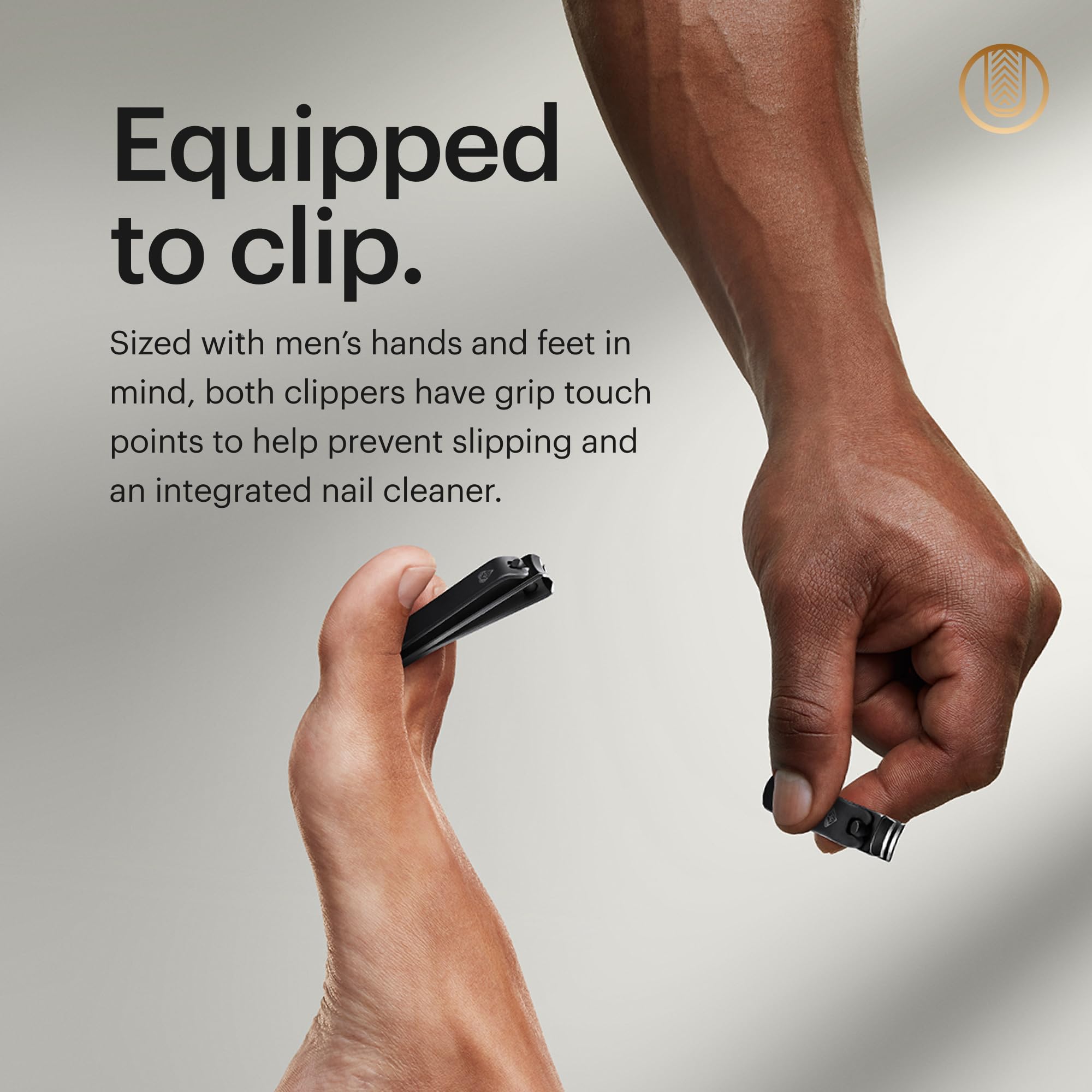 MANSCAPED Shears 3.0 toenail clippers designed for clean, controlled cuts.