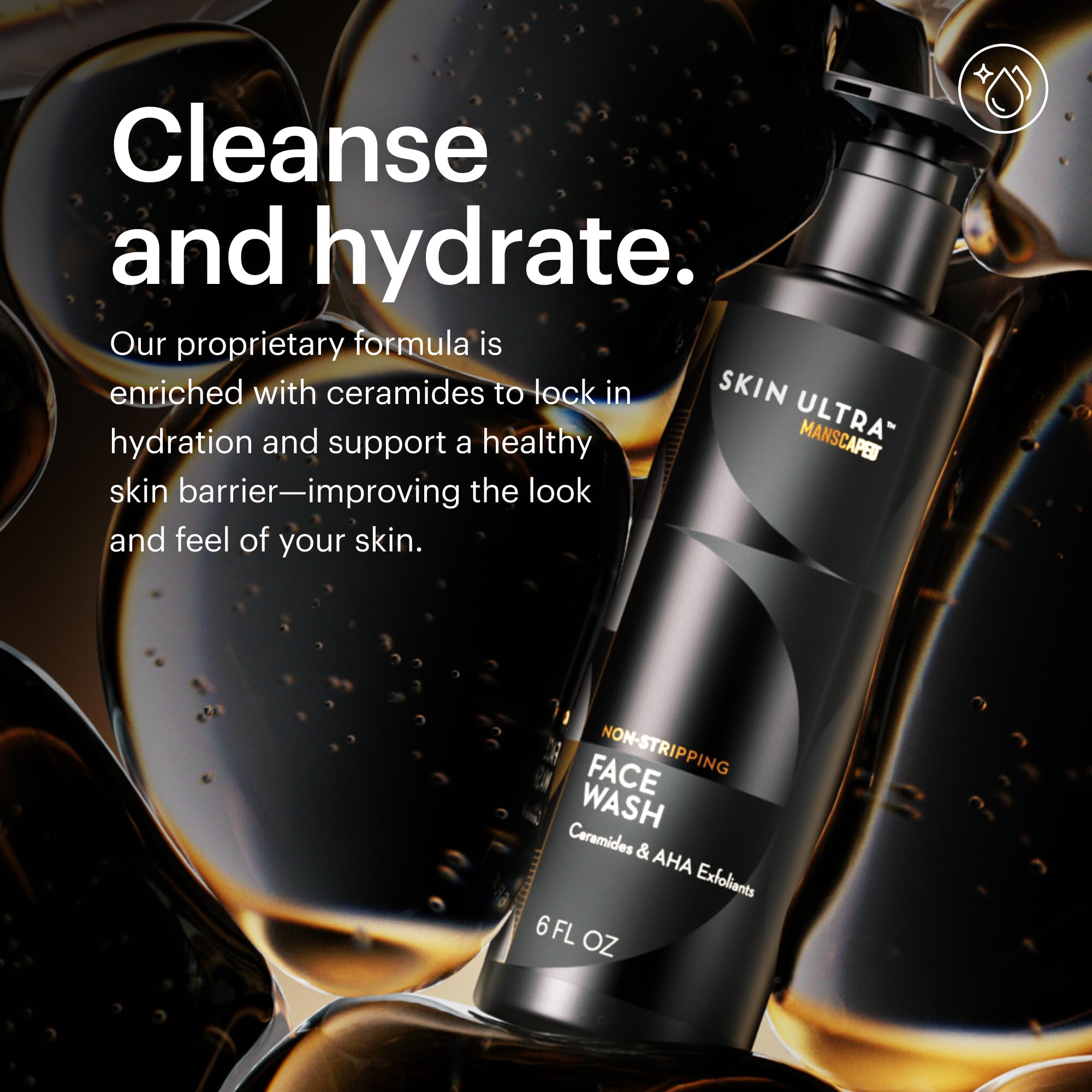 MANSCAPED Skin Ultra Daily Moisturizer provides lightweight hydration without greasy feel.