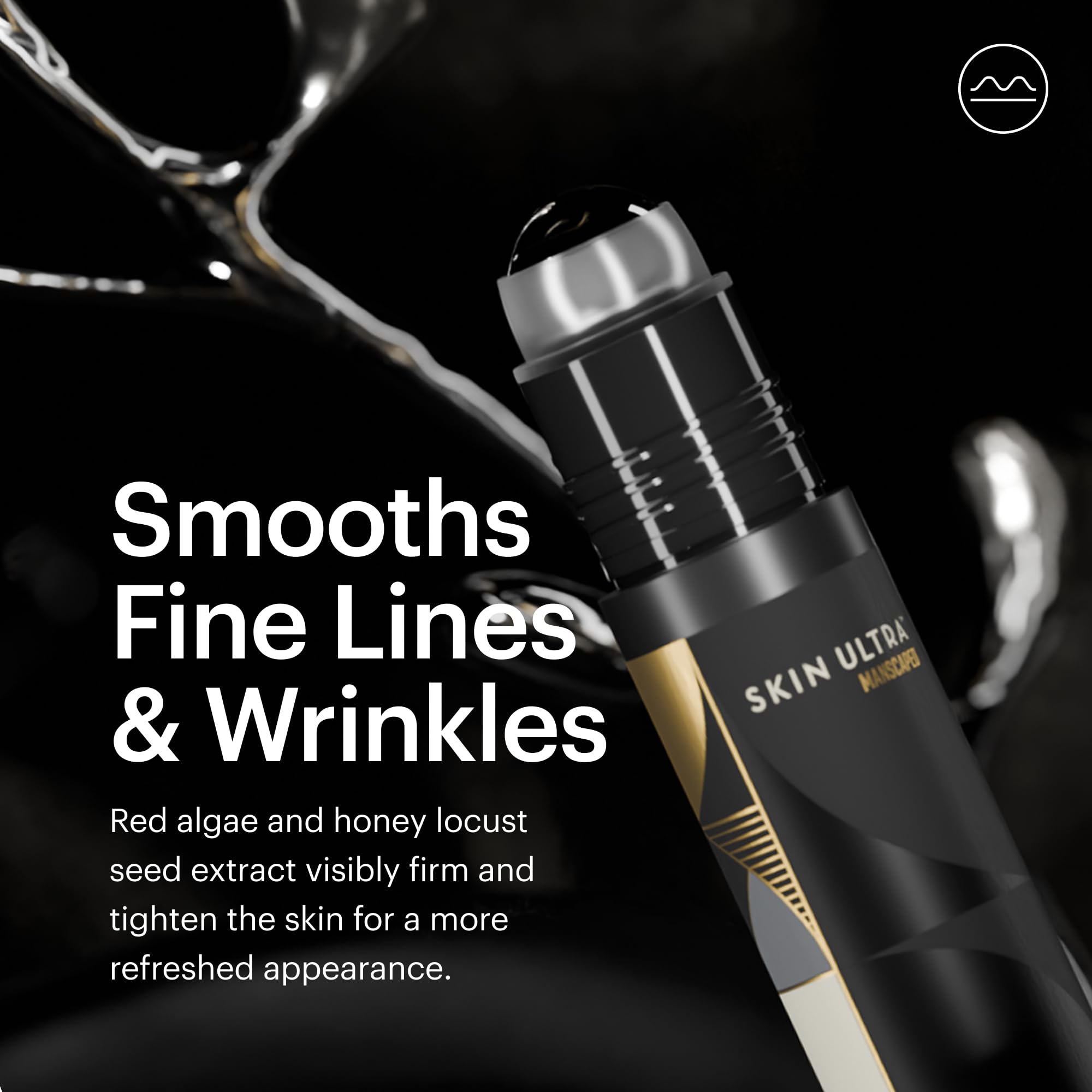 MANSCAPED Skin Ultra Eye Serum moisture and ceramides support the skin barrier.