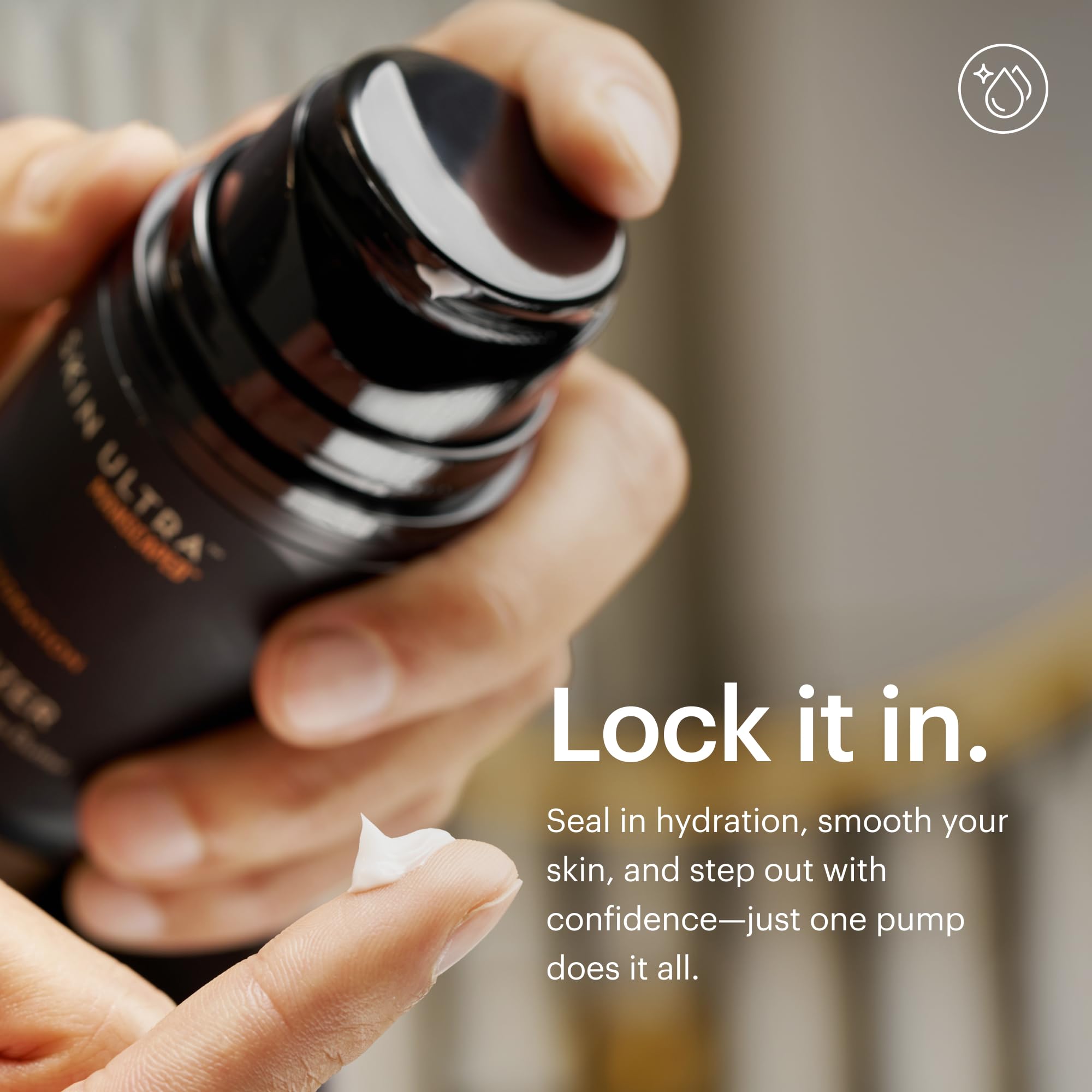 MANSCAPED Skin Ultra Masculine Scent with green botanicals and light woods.