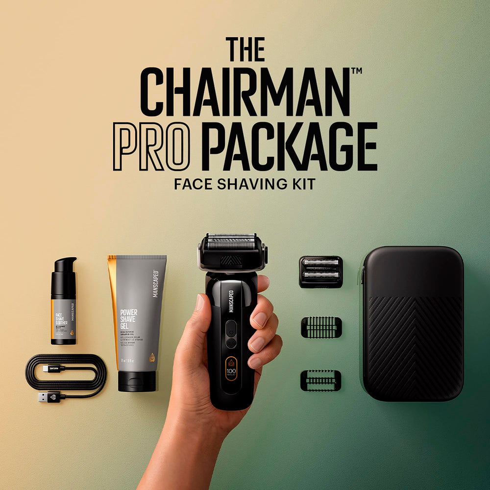 MANSCAPED The Chairman Pro LED spotlight image highlighting precise grooming