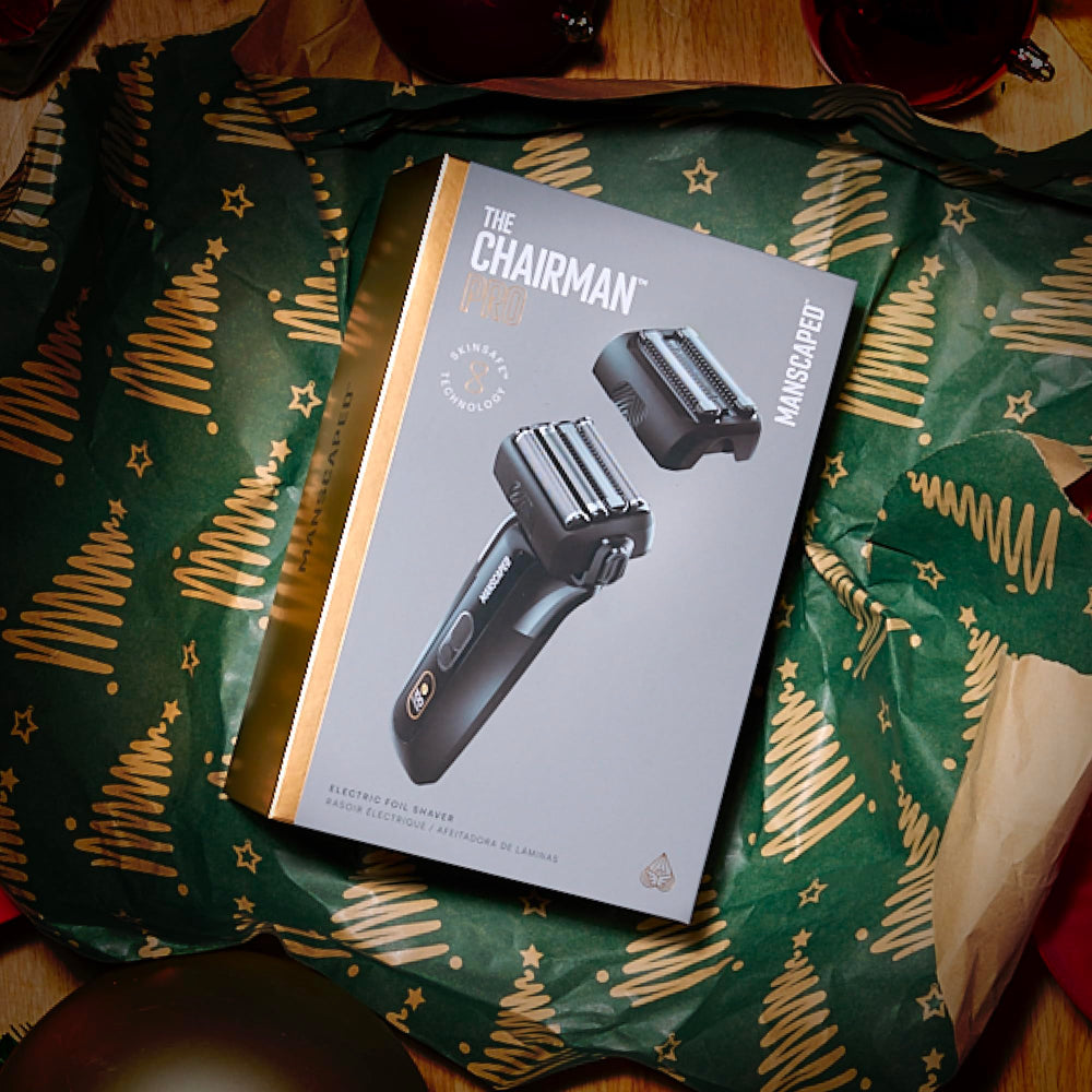 MANSCAPED The Chairman PRO stubble trimmer attachment shapes a clean five o'clock shadow.