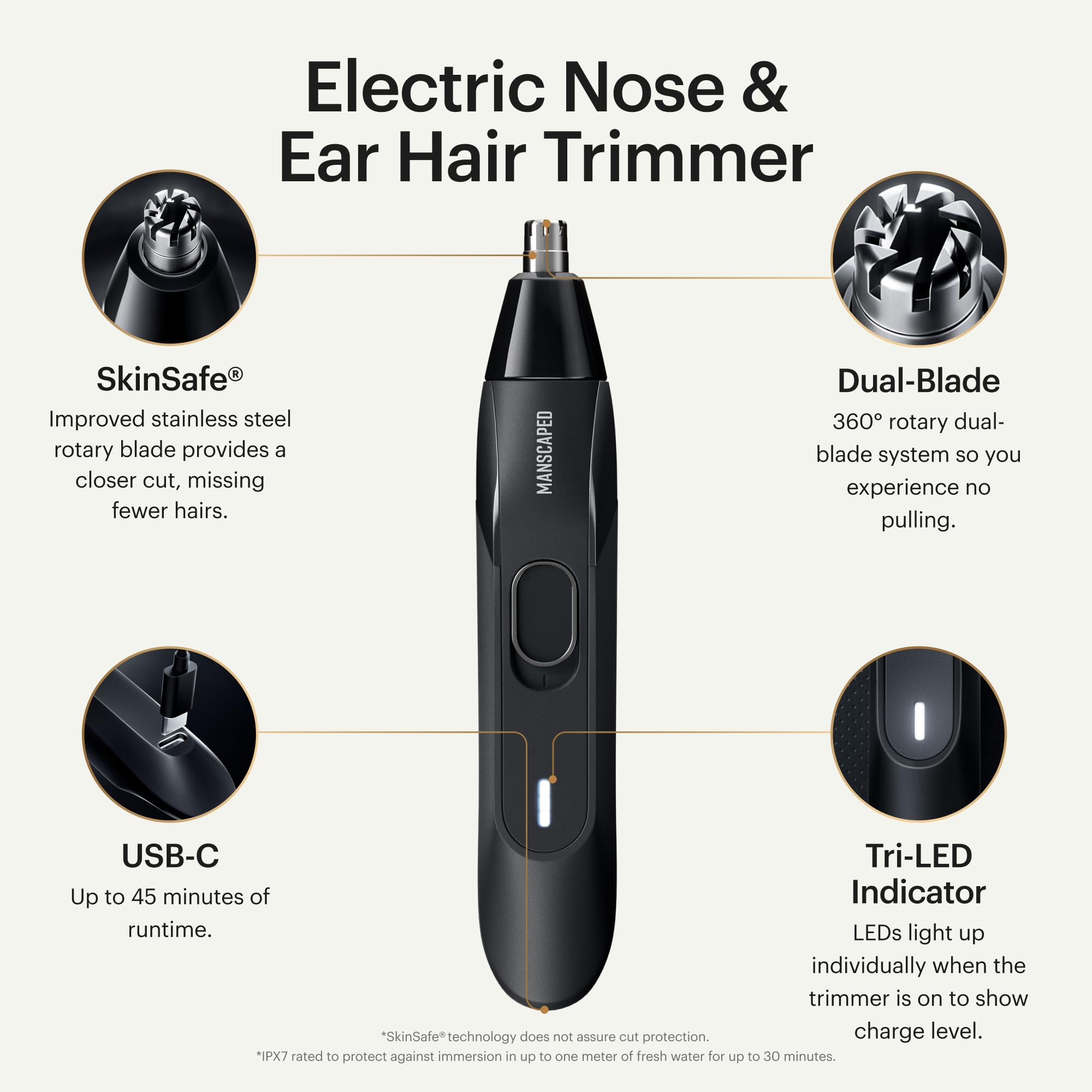 MANSCAPED The Shears 3.0 nail kit in travel-ready, magnetic case