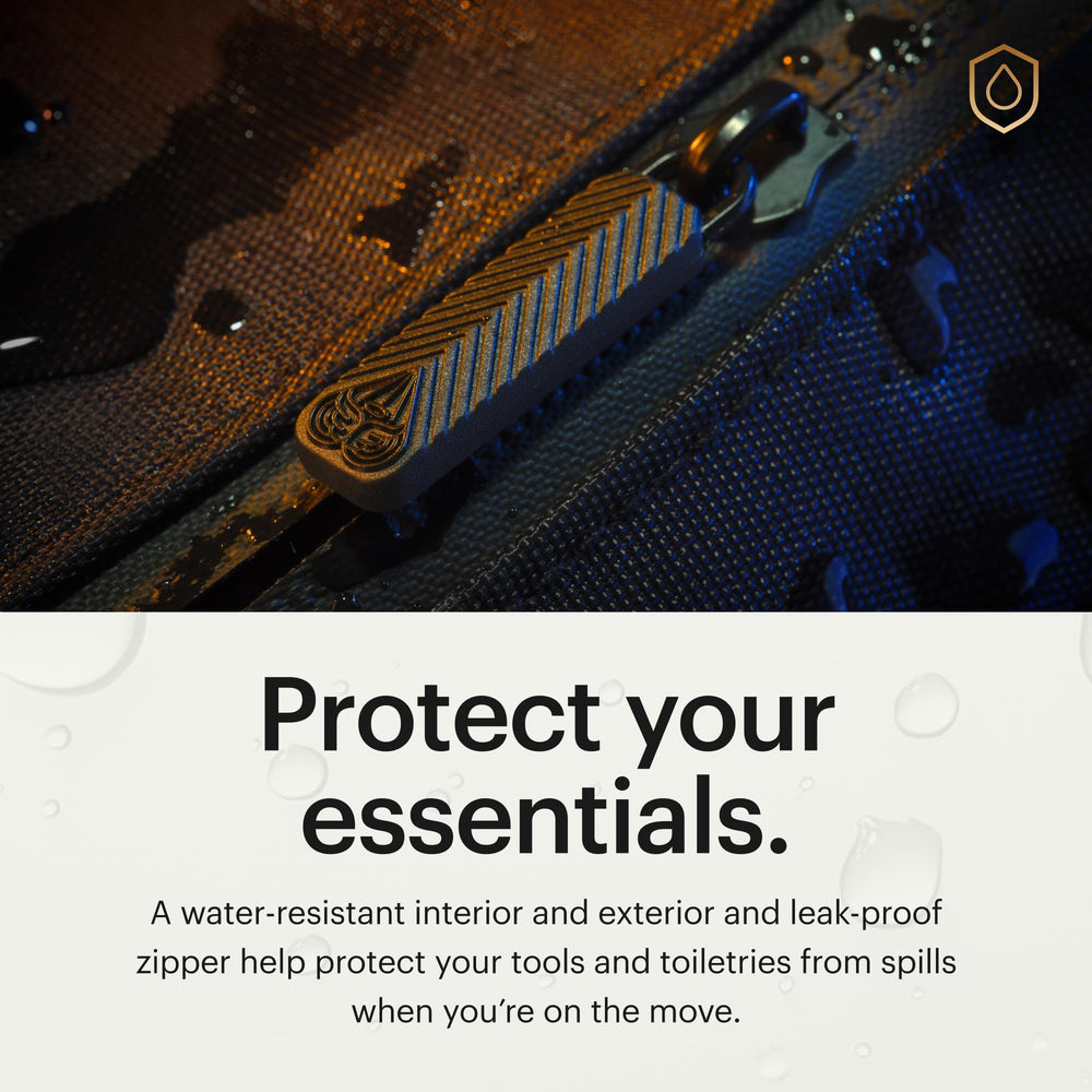 MANSCAPED The Shed 2.0 leak-proof zipper guards against spills on the go