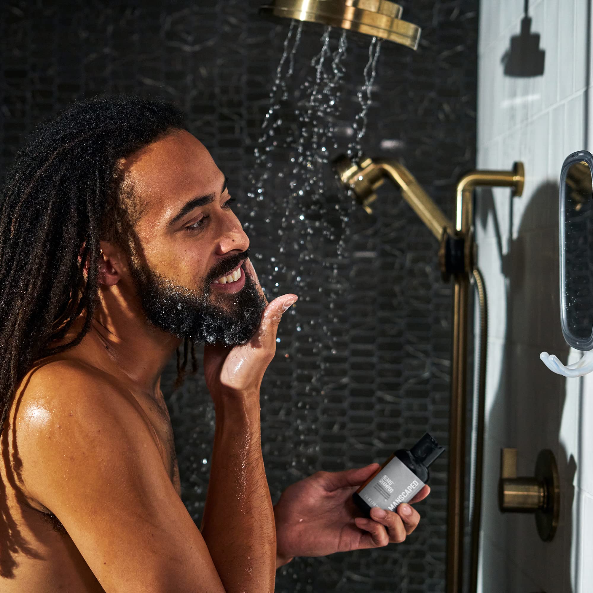 MANSCAPED UltraPremium close-up shows lightweight gel texture.