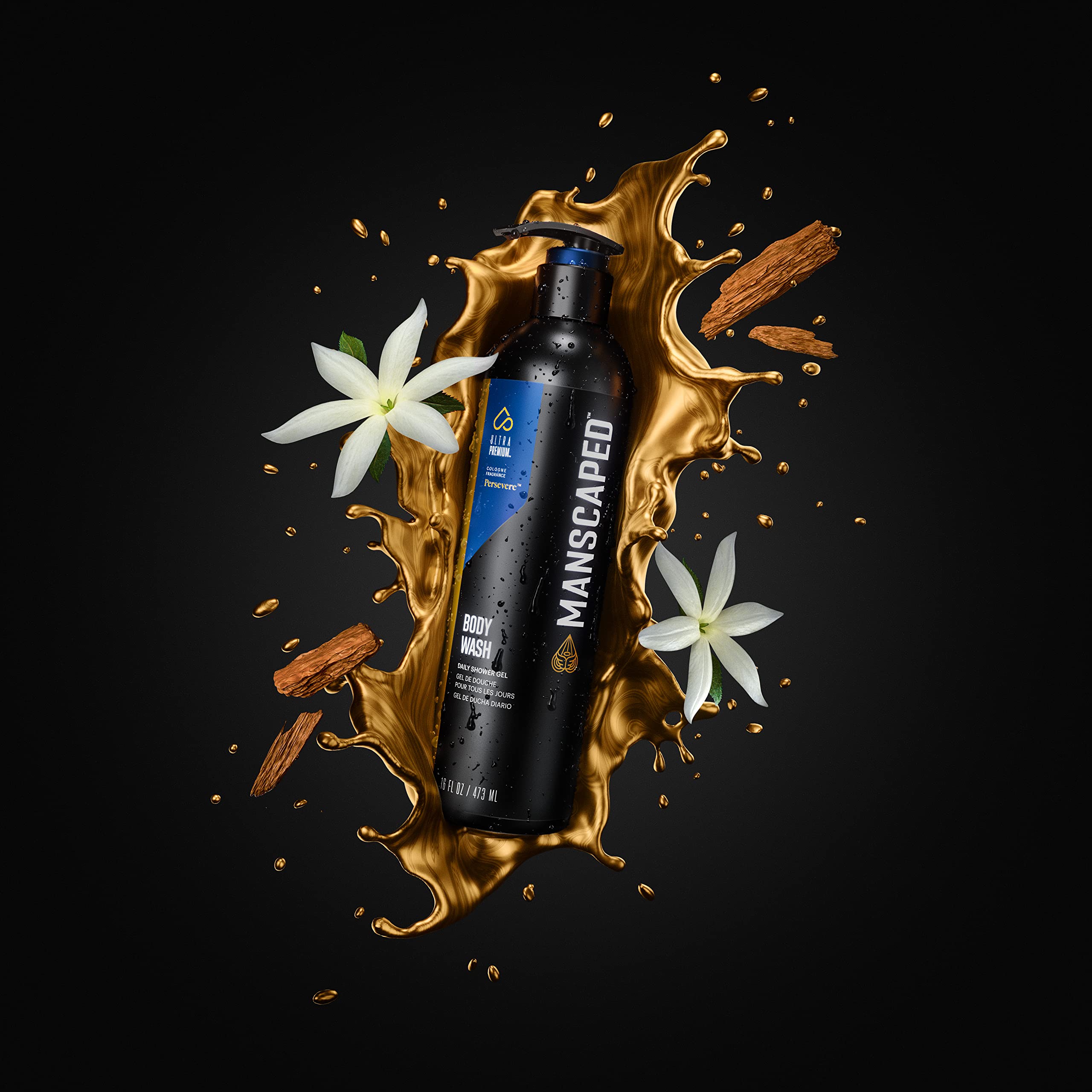MANSCAPED Persevere two-pack display emphasizes value for daily grooming needs.