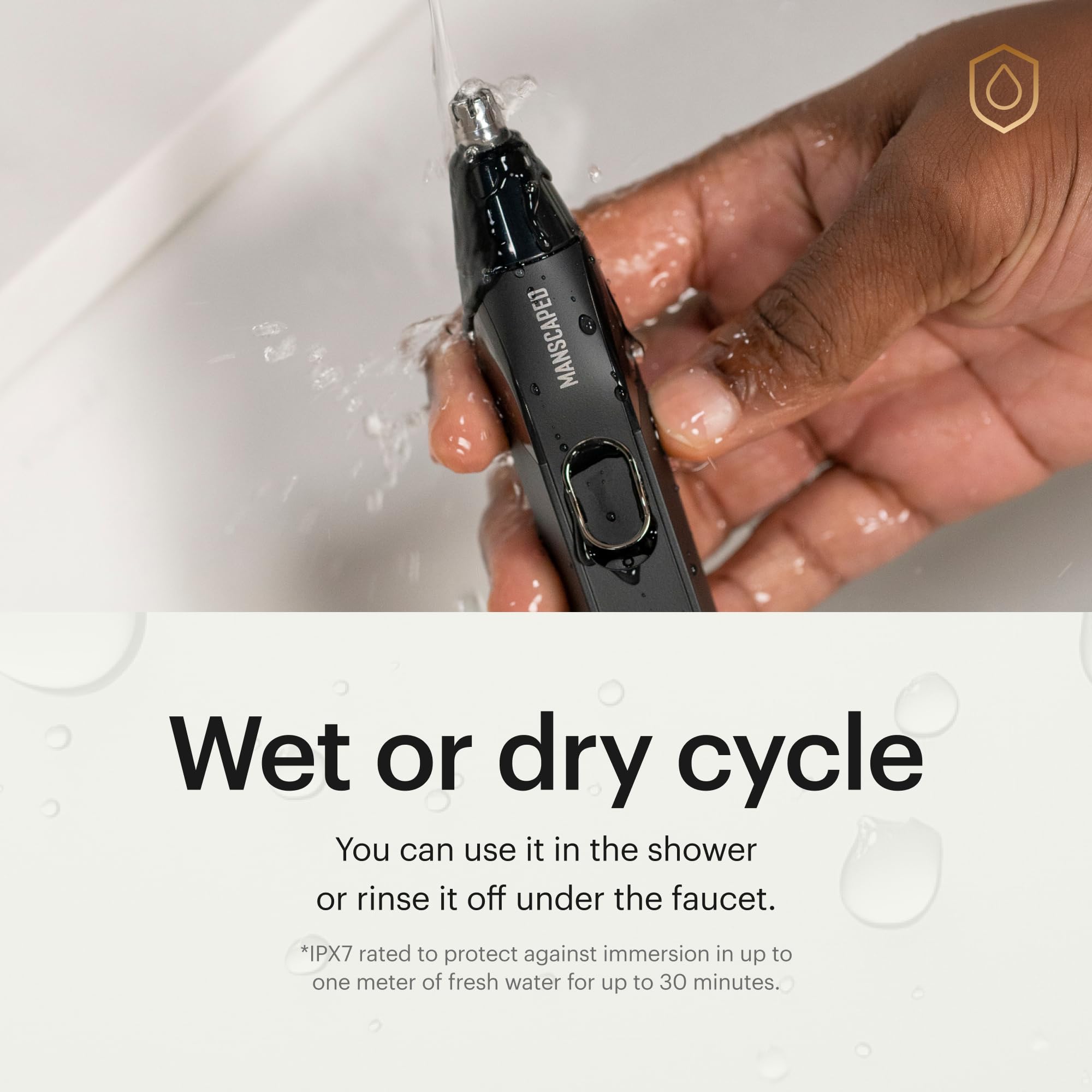 MANSCAPED Weed Whacker 2.0 USB-C recharge highlights cordless grooming convenience.