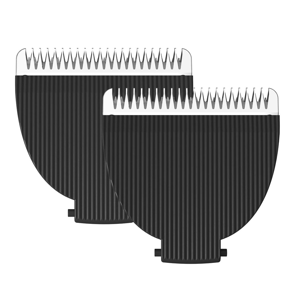 MANSPOT ceramic blade replacement close-up showing rust resistance for smooth grooming
