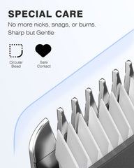 MANSPOT groin trimmer guards showing length options for versatile trims.