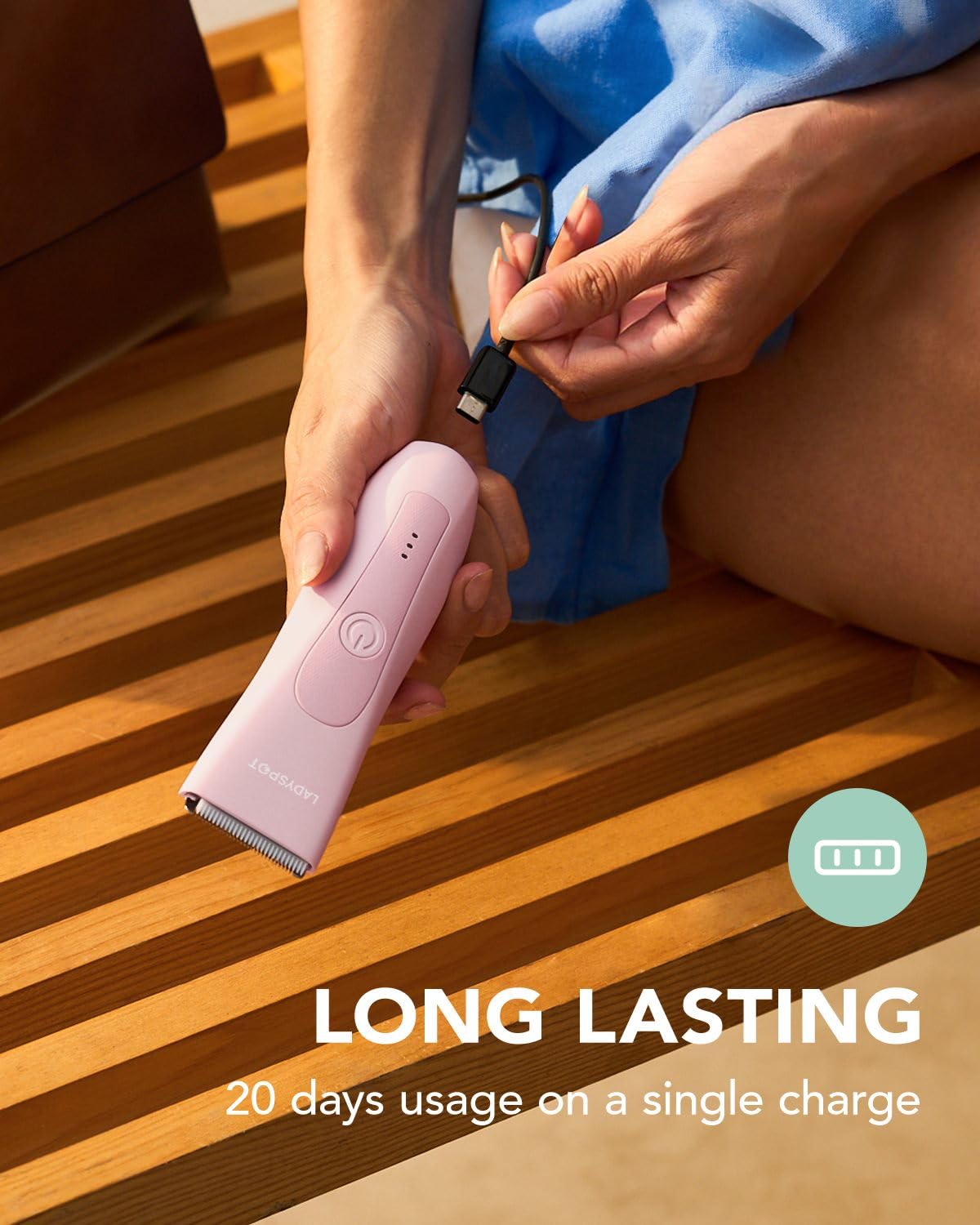 MANSPOT LADYSPOT 3-6 mm guard in pink for versatile length options.