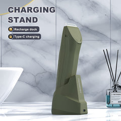 MANSPOT USB dock standing recharge keeps the trimmer ready