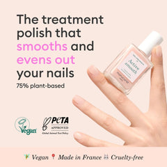 Manucurist Active Smooth fast-dry formula for quick, even rosy nails.