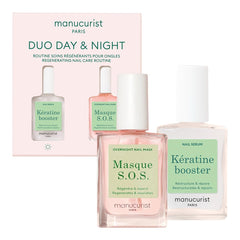 Manucurist Duo Day & Night Keratin Booster bottle for stronger nails and quick repair