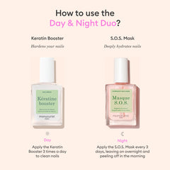Manucurist Duo Day & Night packaging and brush for easy at home care