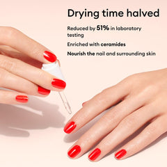 Manucurist Green Drying Drops push-button design enables easy, mess-free application