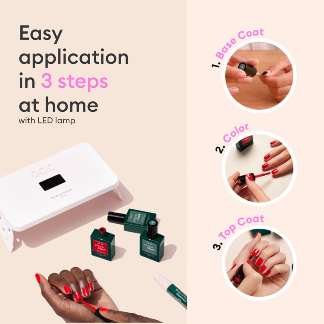 Manucurist Green Flash Hortencia pale pink polish for versatile looks