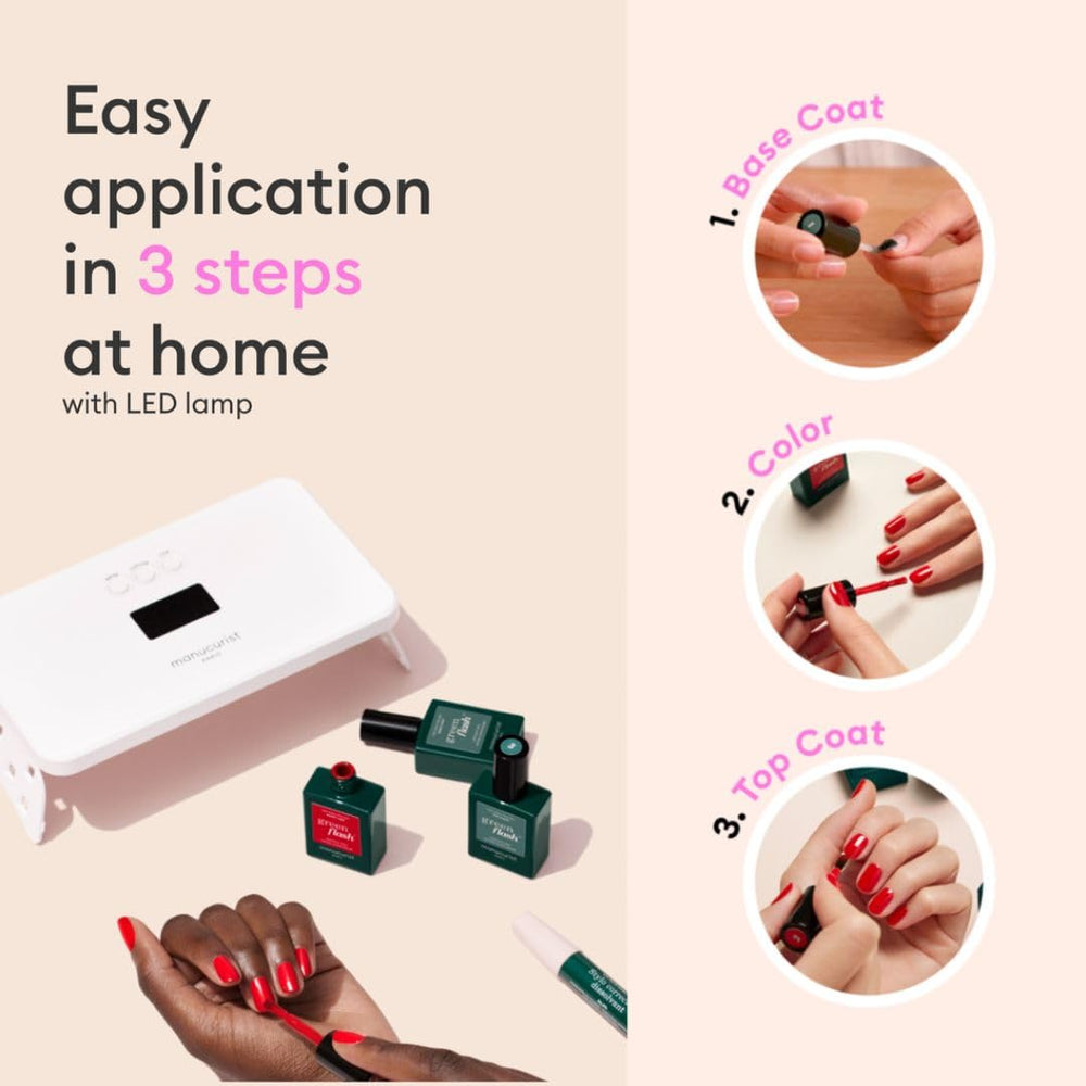 Manucurist Green Flash Hortencia pale pink polish for versatile looks
