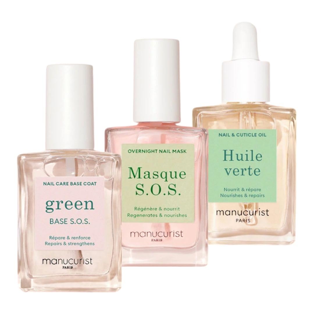 Manucurist Rescue Nail Care Kit base coat image promoting stronger nails and base protection