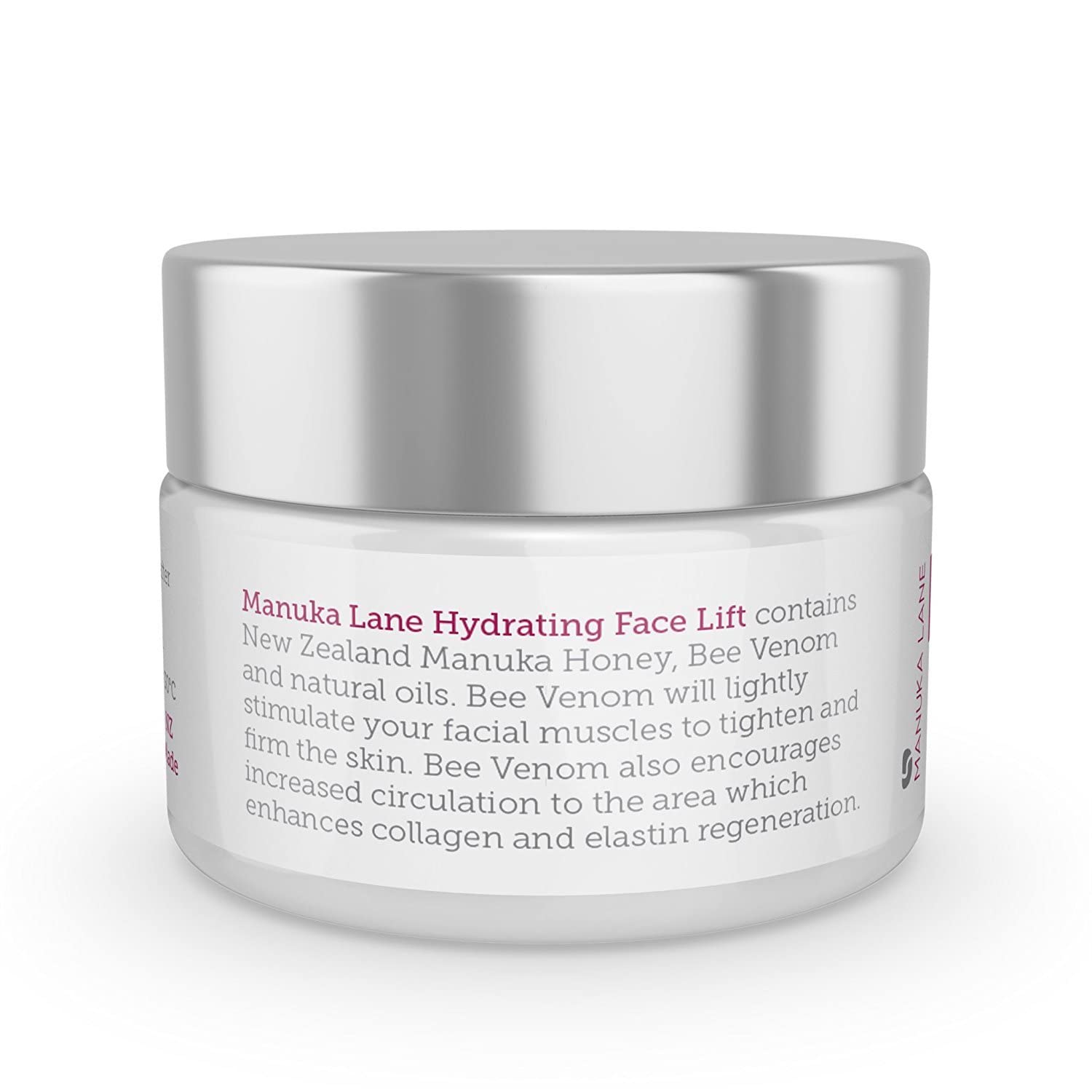 Manuka Lane luxury packaging box front conveys premium clean beauty and eco-conscious branding