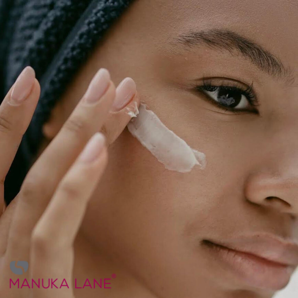 Manuka Lane shea and cocoa butter texture demonstrates rich hydration and buttery softness