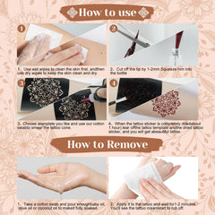 ManYan HaiYan large design stencils help you achieve statement patterns easily.