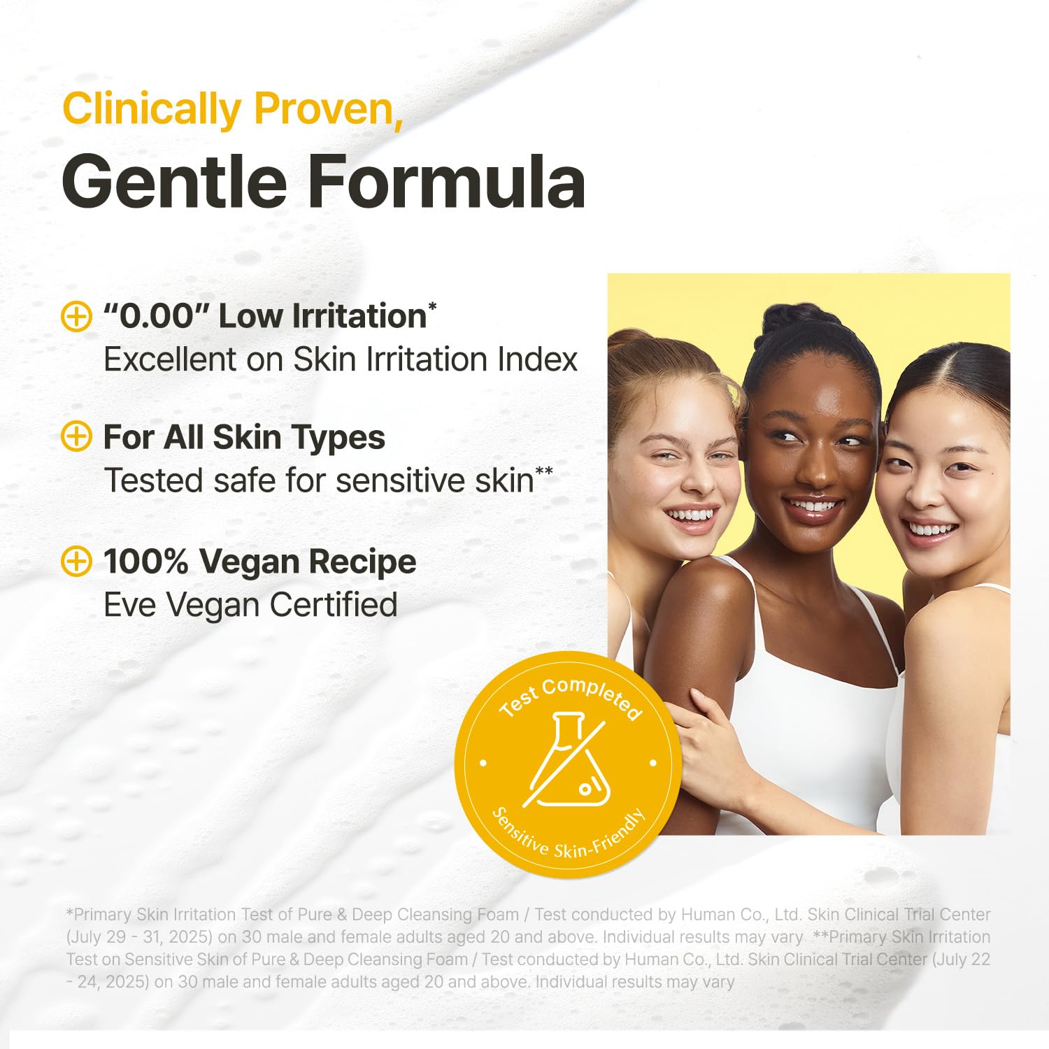 MANYO Pure & Deep Cleansing Foam Korean skincare brand essence in action.